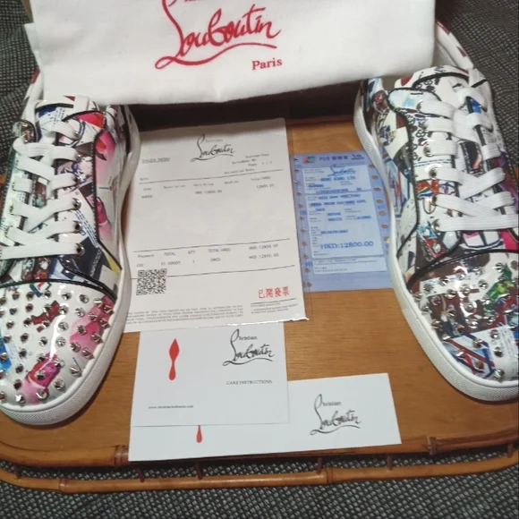Selling like new Christian Louboutin mens shoes size 44… $900 OBO Brand new limited edition christian louboutin shoes For man  main image 4